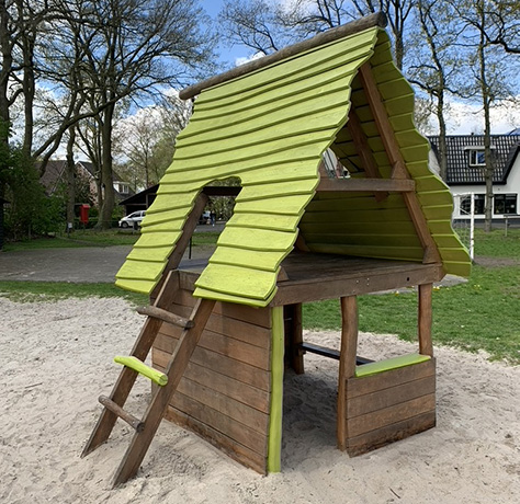 Jan Haarstraat - speelhuisje